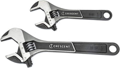 Crescent ATWJ2610VS Wide Jaw Adjustable Wrench Set 6 in and 10 in