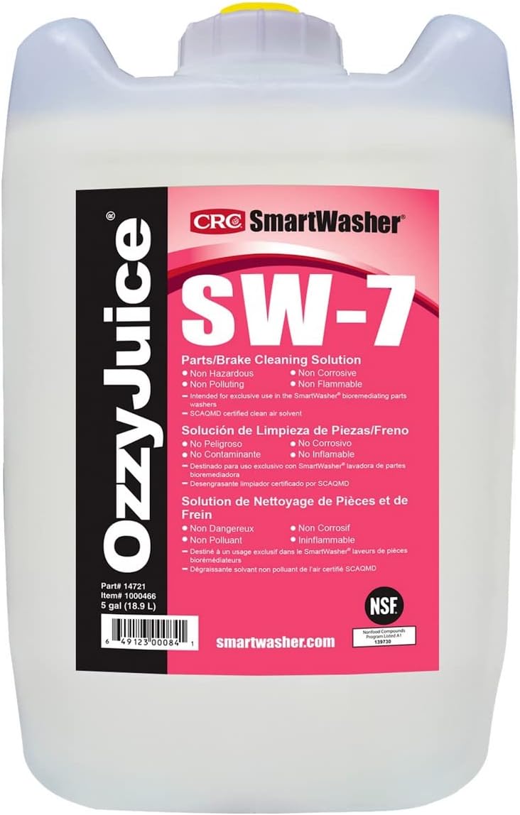 Chemfree 14721 OzzyJuice Parts/Brake Cleaning Solution SW-7 5 Gallons