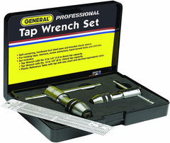 General Tools 165 Professional Reversible Tap Wrench Set 0 to 1/2 Inch