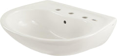 TOTO LT241.8G#01 Supreme Cotton 22-7/8 Inch Wall Mounted Bathroom Sink