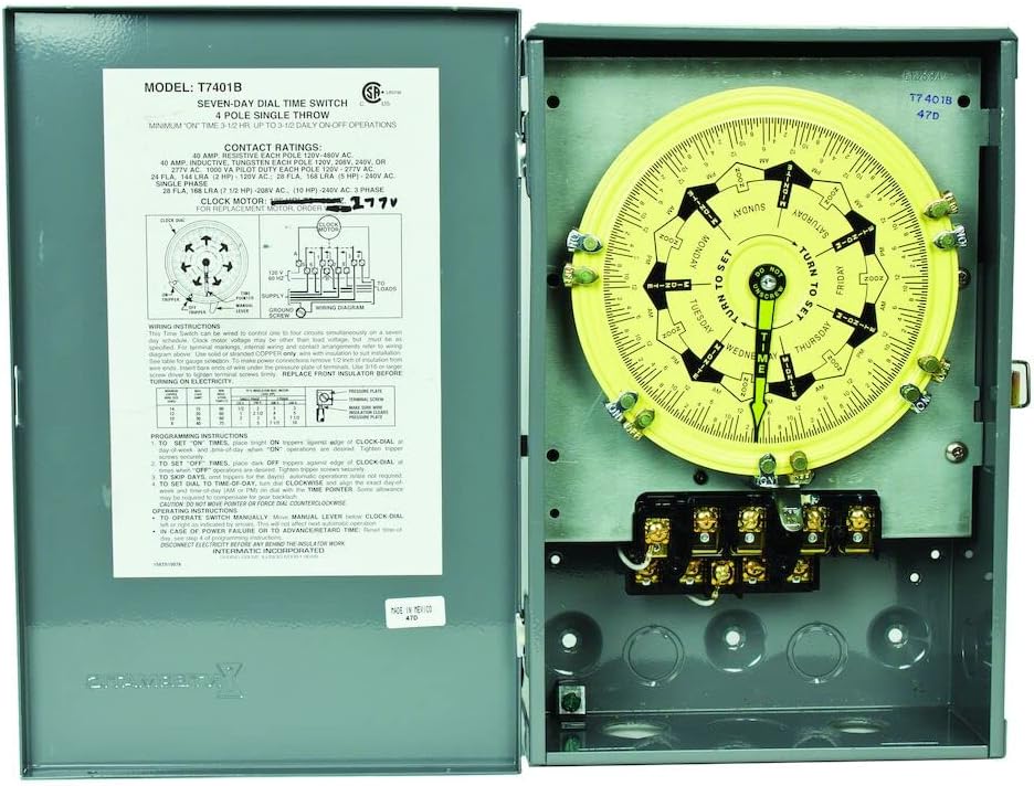 Intermatic T7401B Mechanical Time Switch for Efficient Energy Management