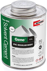 Rectorseal 55904 PVC Solvent Cement Low VOC Regular Body Clear 1 Pint