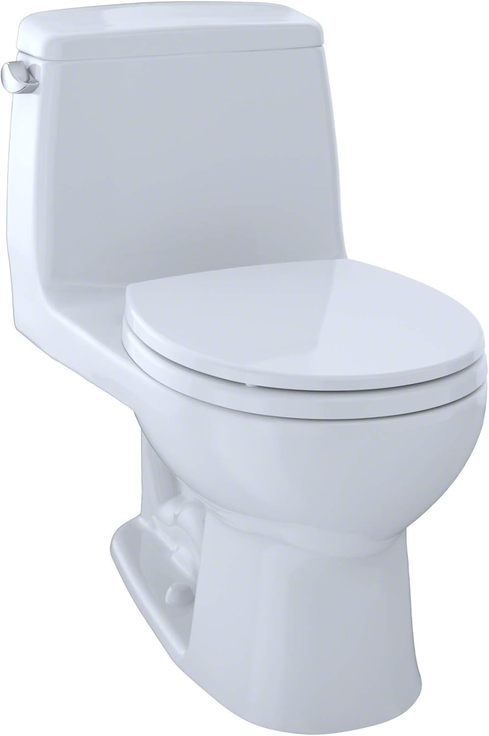 Toto MS853113#01 Ultimate One-Piece Round Toilet Cotton White 1.6 GPF