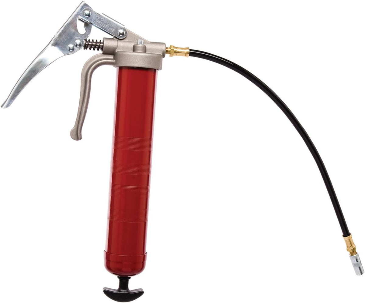 Alemite 555-E Heavy Duty Grease Gun 16 oz 7500 psi Hose Coupler Grease Pistol Grip Gun