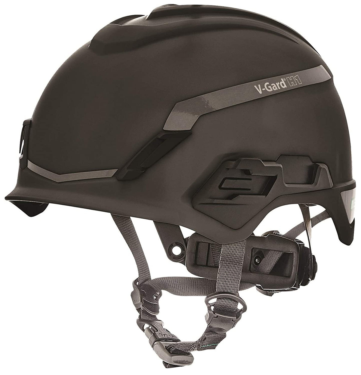 MSA 10194798 V-Gard H1 Safety Helmet Fas-Trac III Standard Black