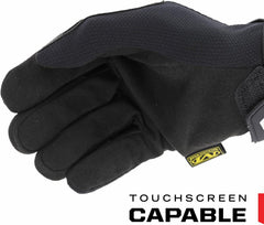 Mechanix Wear MG-05-010 The Original Work Glove Large Black Touchscreen Synthetic Leather