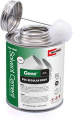 Rectorseal 55904 PVC Solvent Cement Low VOC Regular Body Clear 1 Pint