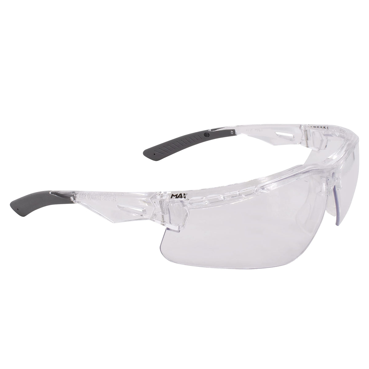 Radians TXM1-10ID Thraxus Safety Glasses Clear Lens Crystal Frame