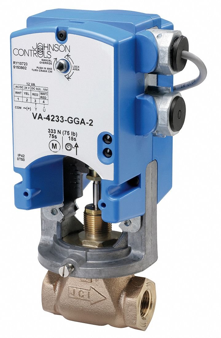 Johnson Controls VA-4233-BGA-2 Electric Actuator 180 Pound 24VAC