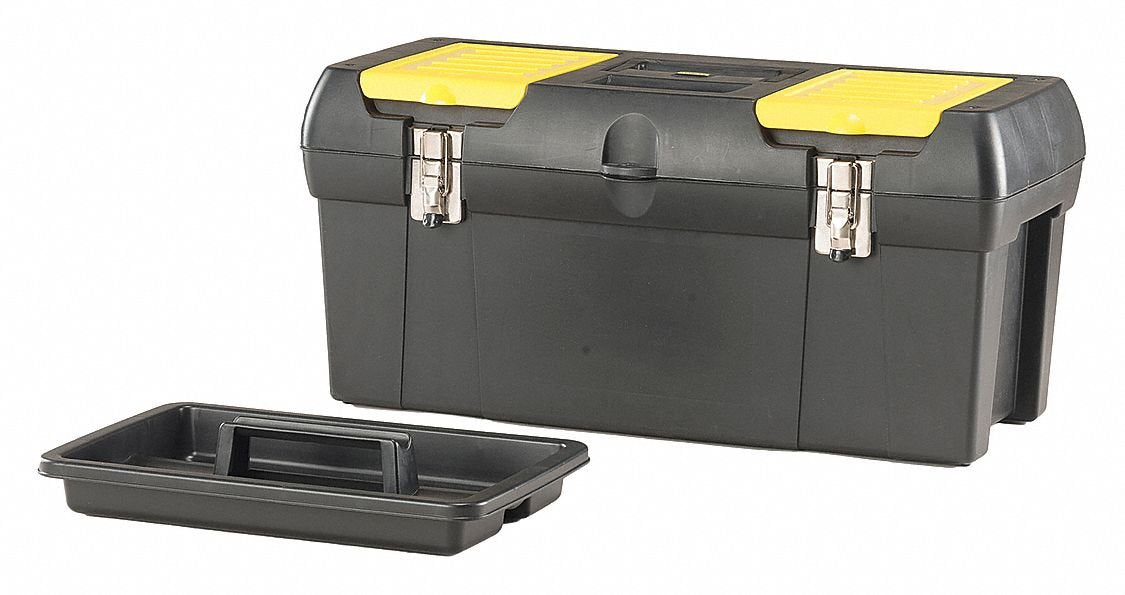 Stanley 024013S Series 2000 Tool Box Portable Plastic Black 24 in