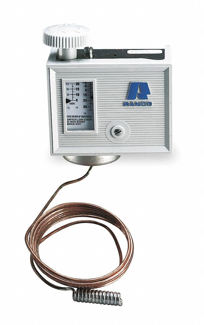 Robertshaw O10-1410 Temperature Control 25-75F with 72 Inch Remote Bulb