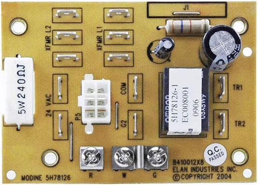 Modine 5H78126-1 Hot Dawg Heater Circuit Board with Time Delay Relay HD30 HD75 Yellow