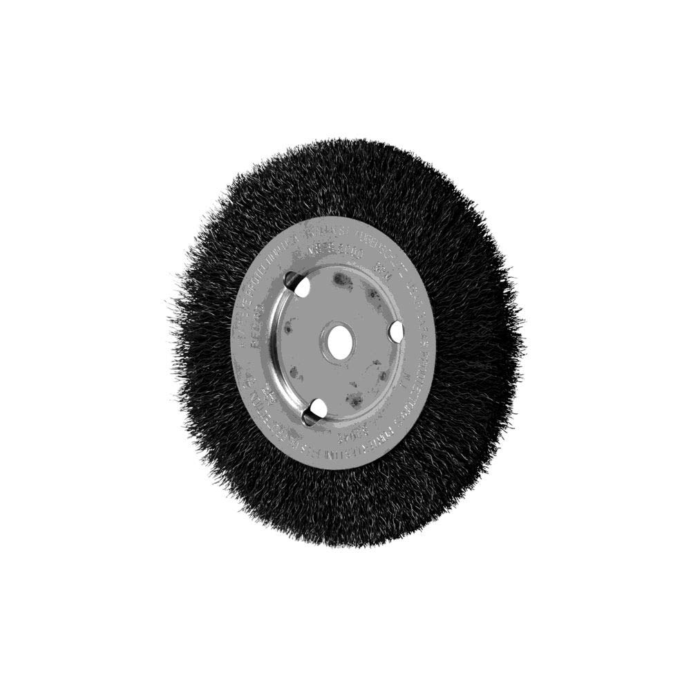 Pferd 80042 6 Crimped Wire Wheel - Narrow Face - .014 CS Wire, 5/8-1/2 A.H.