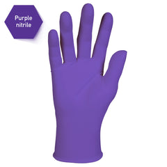 Kimtech 55081 Purple Nitrile Exam Gloves Small Box of 100