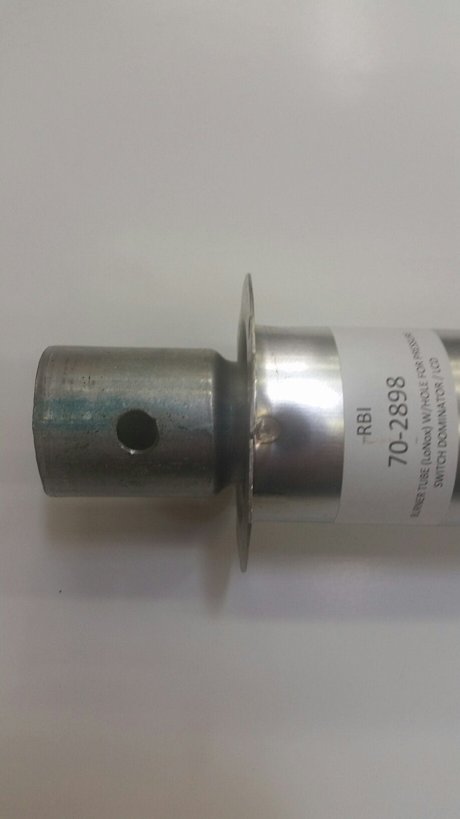 RBI 70-2898 Burner Tube With Hole for Pressure Switch