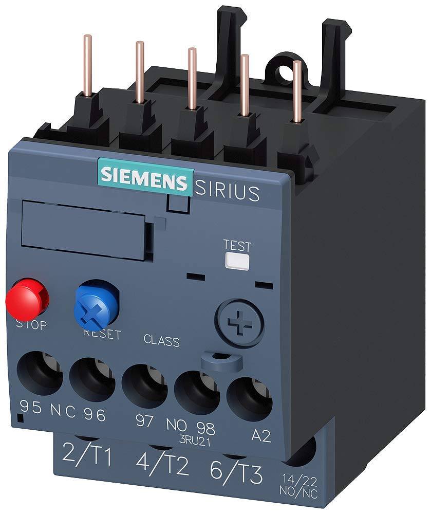 Siemens 3RU2116-1HB0 Thermal Overload Relay 5.5-8AMP Contactor Mounting Manual/Automatic Reset