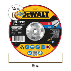 DEWALT DWA8933FH XP Ceramic Grinding Wheel 9 X 1/4 X 5/8-11