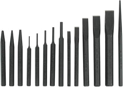 Mayhew 61044 Punch and Chisel Kit 14-Piece Black