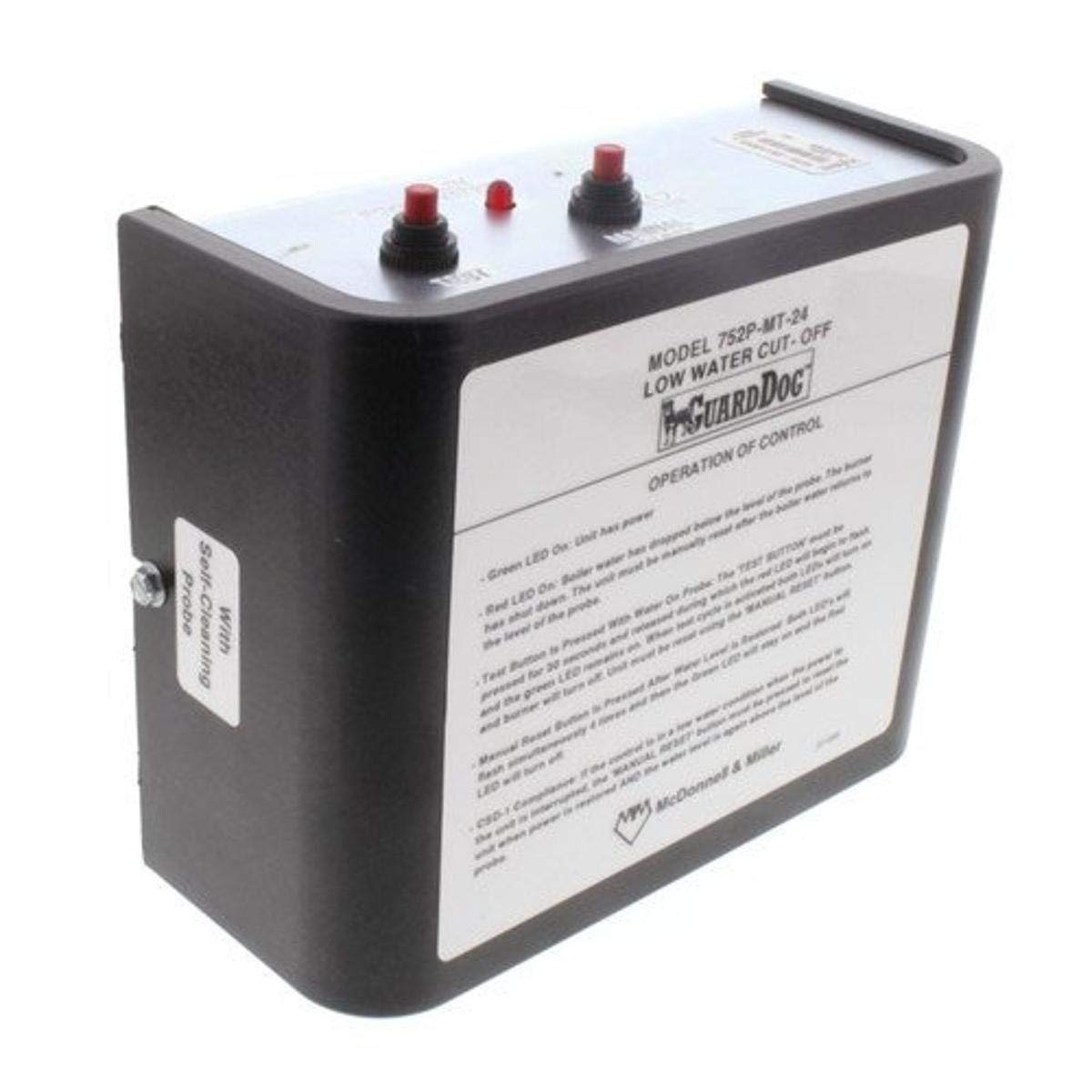 MCDONNELL & MILLER 752P-MT-24 Electronic Low Water Cutoff - Manual Reset Replacement PS852M-24