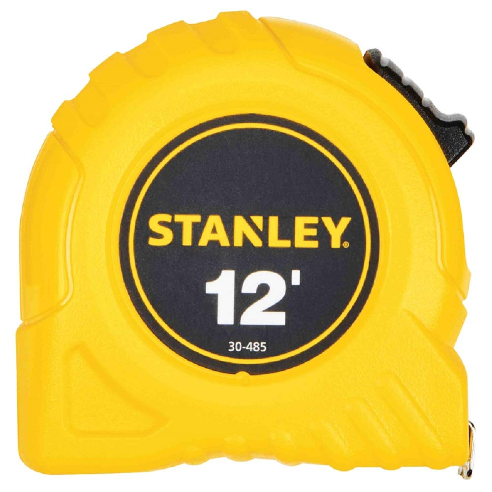 Stanley 30-485 Bostitch Power Return Tape Measure with Belt Clip Yellow 12 Feet