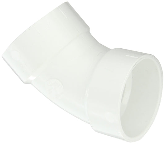 Spears P321-030 3 Inch PVC DWV 1/8 Bend HubxHub