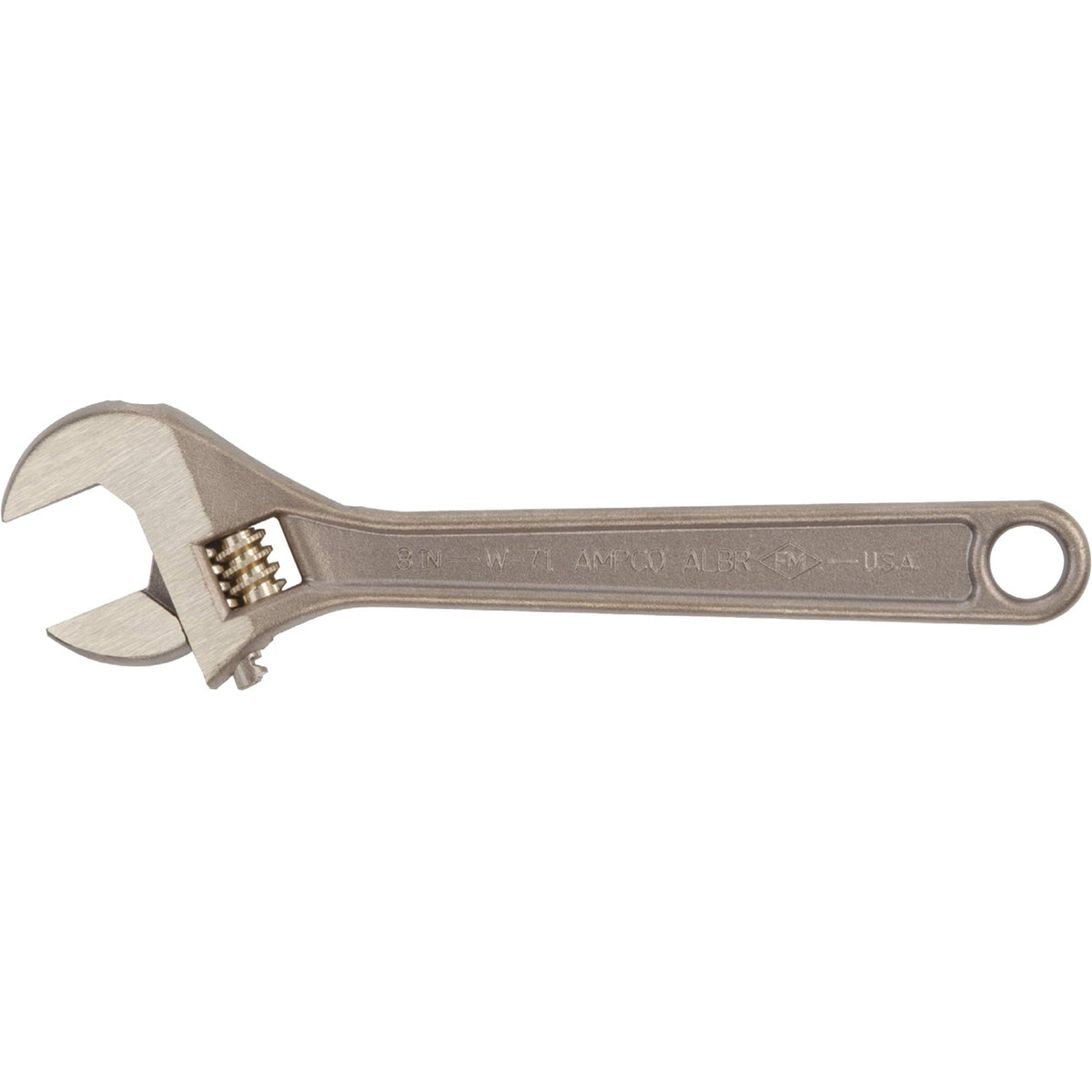 Ampco Safety Tools W-70 Adjustable Wrench 6 Inch Non-Sparking Non-Magnetic Corrosion Resistant