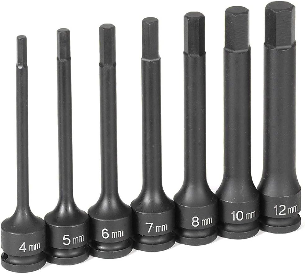 Grey Pneumatic 1247MH Hex Driver Socket Set One Size