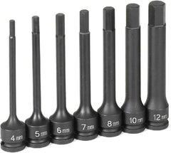 Grey Pneumatic 1247MH Hex Driver Socket Set One Size