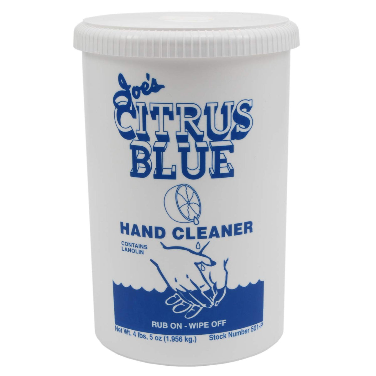 Joe's 501-P Citrus Blue Waterless Hand Cleaner 6 Pack