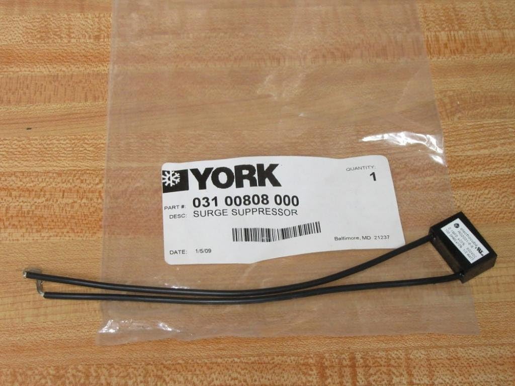 York 031-00808-000 Surge Suppressor 0.1 MFD, 600 VDC, 100 OHMS