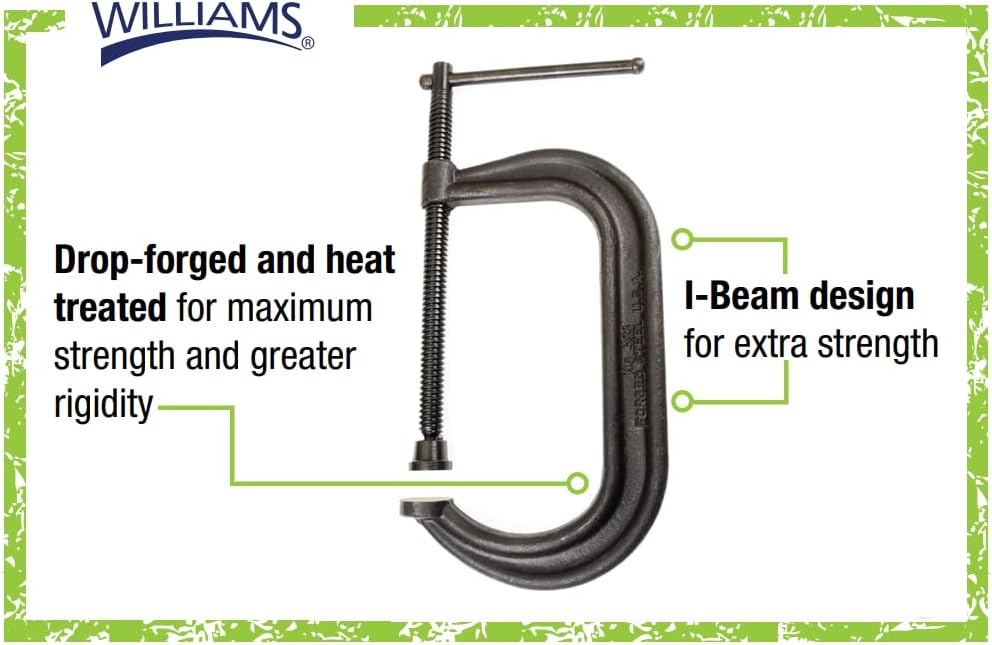 Williams JHWCC-406S 6-Inch Drop Forged C Clamp