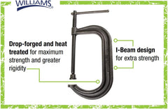 Williams JHWCC-402S 2-Inch Drop Forged C Clamp