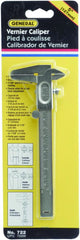 General Tools 722 Vernier Caliper Metric and English 5 Inch Pack of 1