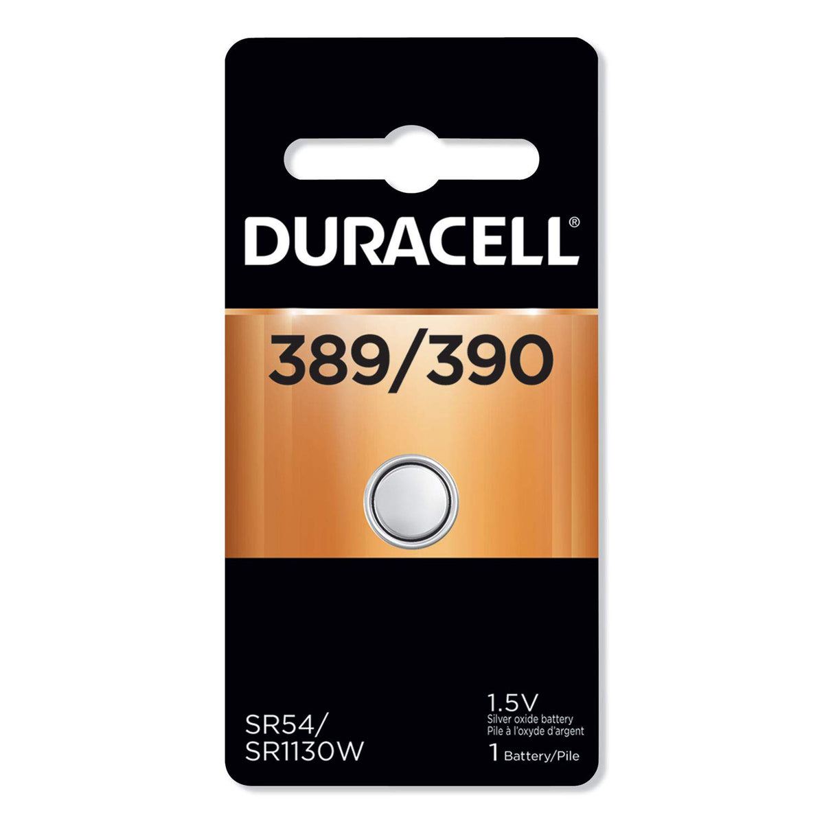 DURACELL DURMND389BPK Silver Oxide Button Battery 1 Count