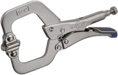 IRWIN IRHT82587 VISE-GRIP Welding Pliers Fast Release C-Clamp Locking with Swivel Pads 6 Inch