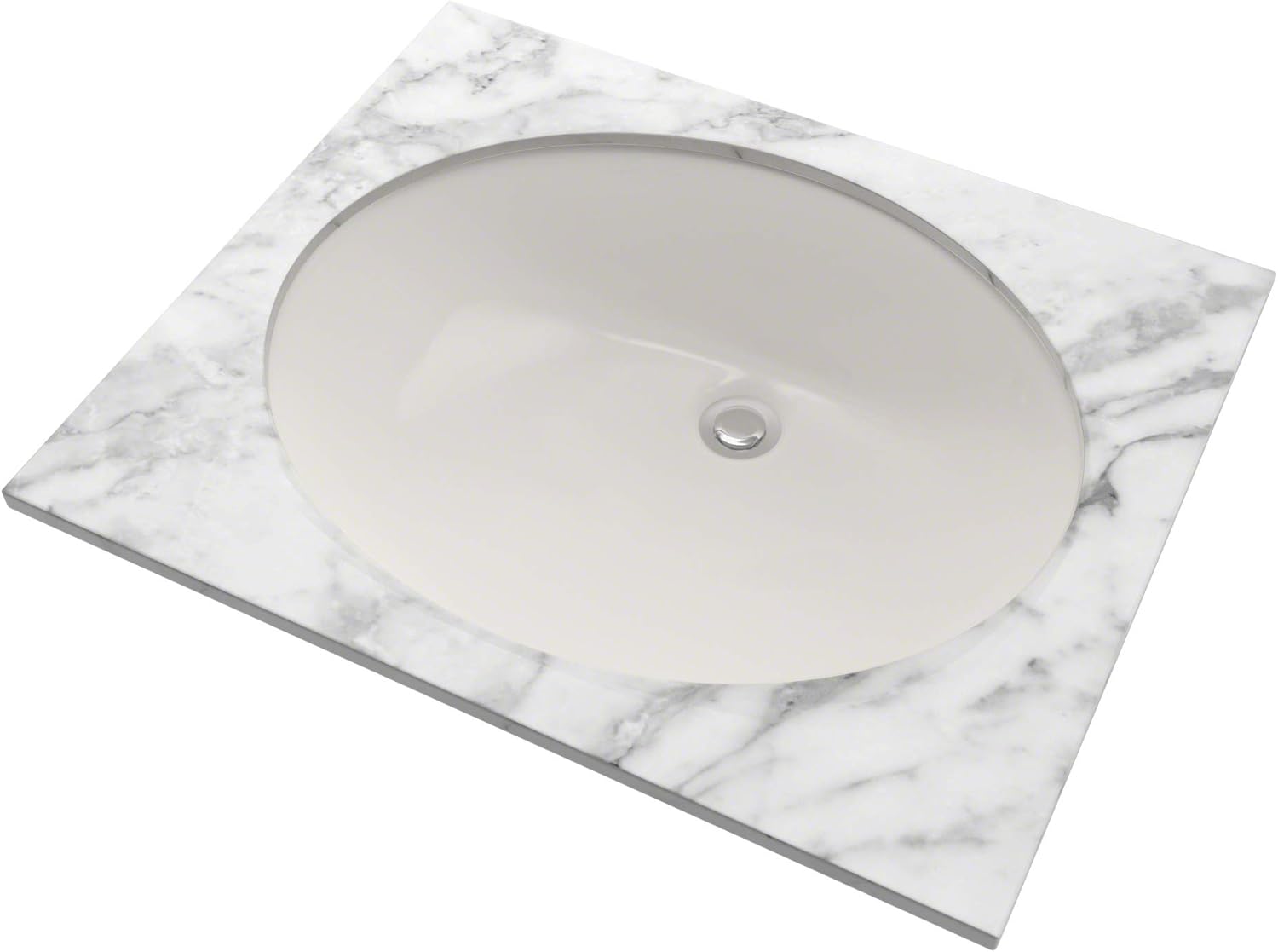 TOTO LT579G#11 Rendezvous Undermount Bath Sink with CEFIONTECT, Colonial White