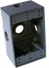 BELL 5323-0 Weatherproof Outlet Box Gray