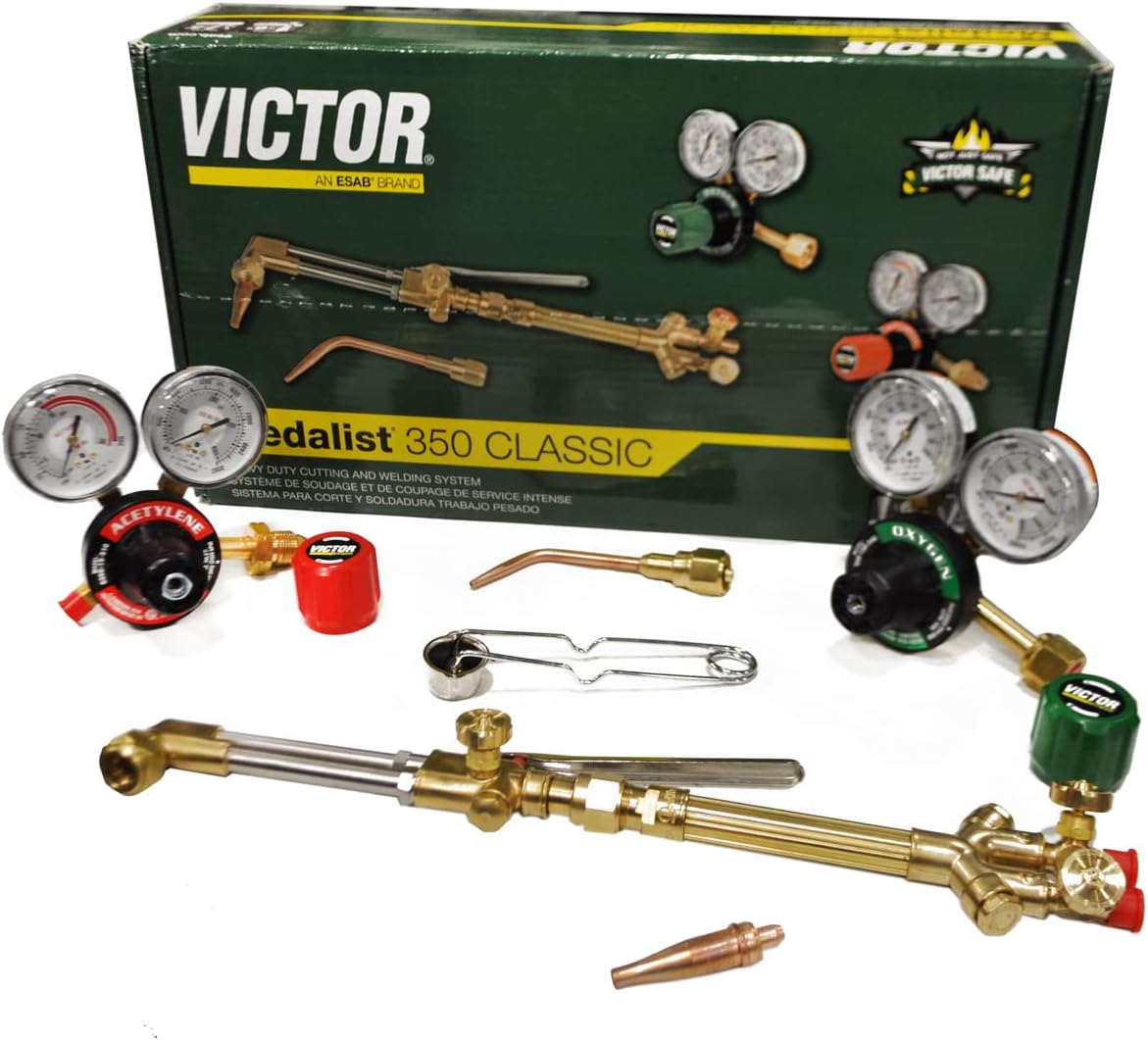 Victor 0384-2698 Victor Medalist G350 Classic HD Cutting Torch Outfit, CGA 540/510