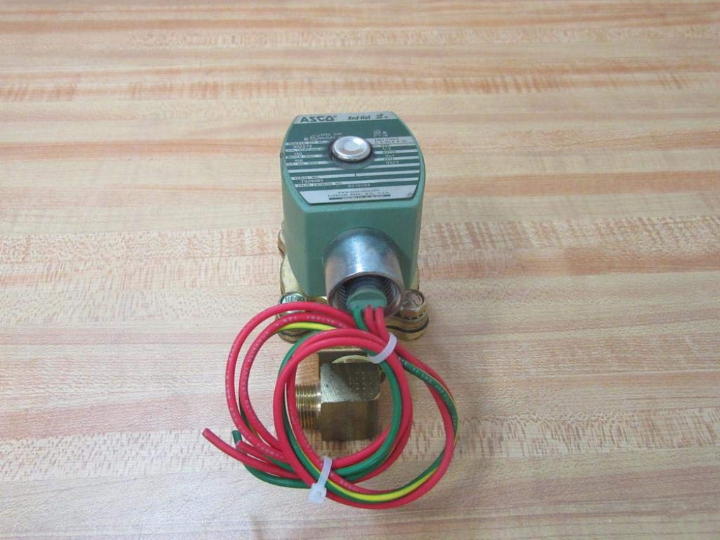 ASCO 8210G94 1/2 Inch NPT 120V Brass Solenoid Valve