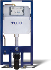 TOTO WT173M DuoFit In-Wall Dual Flush 1.28 and 0.9 GPF Tank System, Copper Supply Line