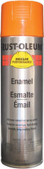 Rust-Oleum V2155838 High Performance V2100 Rust Preventive Enamel Aerosol 20oz Can Safety Orange 6-Pack