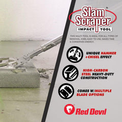 Red Devil 2105 Inc. Slam Scraper Impact Tool, Metal