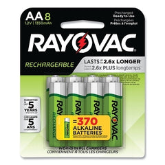 RAYOVAC LD715-8OP-GEND Platinum Pre-Charged Rechargeable Batteries NiMH AA