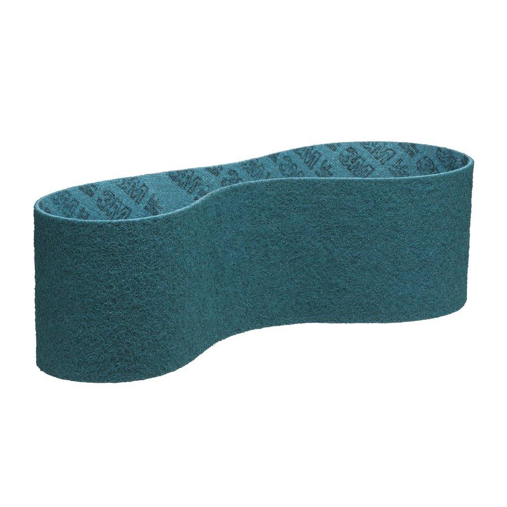 Scotch-Brite 7000028436 Surface Conditioning Belt, 3-1/2 in x 15-1/2 in, Very Fine, Blue