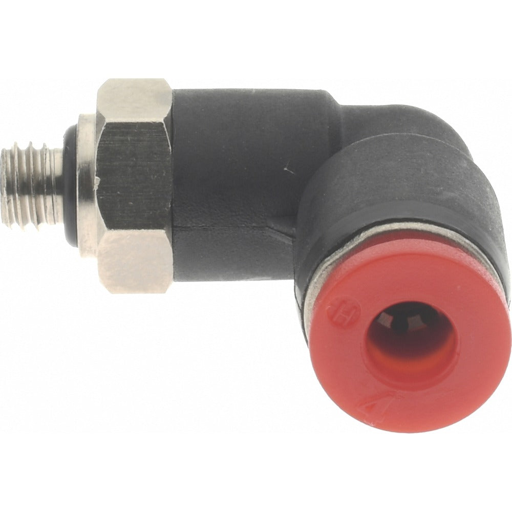 NORGREN Norgren C02470405 90 Swivel Elbow Fitting M5 Brass 150 Psi