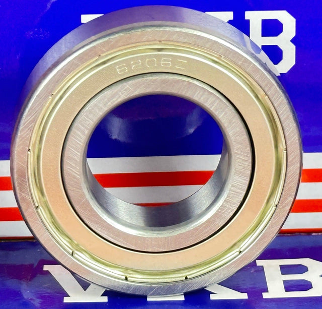 Baldor Motor 6206ZZ Metal Shielded Bearing