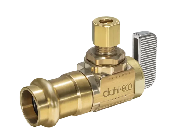 DAHL Dahl Valve 621-FP3-30 Mini-Ball Valve Supply Stop Angle (Pack of 24)