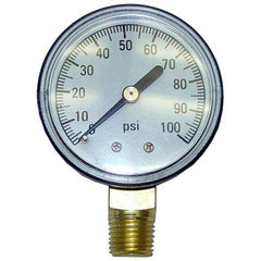 Pressure Gauge 0-100 PSI 2 Inch Replacement MPN for Insinger SK-1433