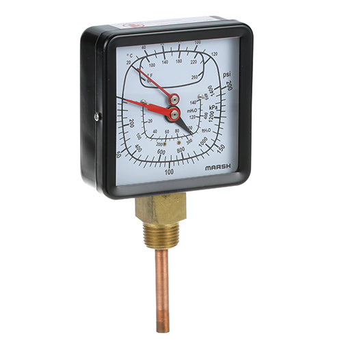 GAUGE   PRESSURE/TEMP