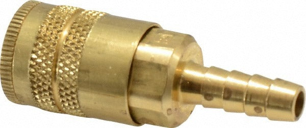 PARKER Parker B20-4B Hose Barb Pneumatic Coupler 1/4 in Brass